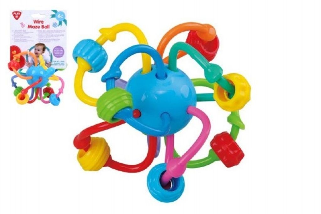 Rassel Ball verheddert Kunststoff 12cm 6m+ Produktbild 