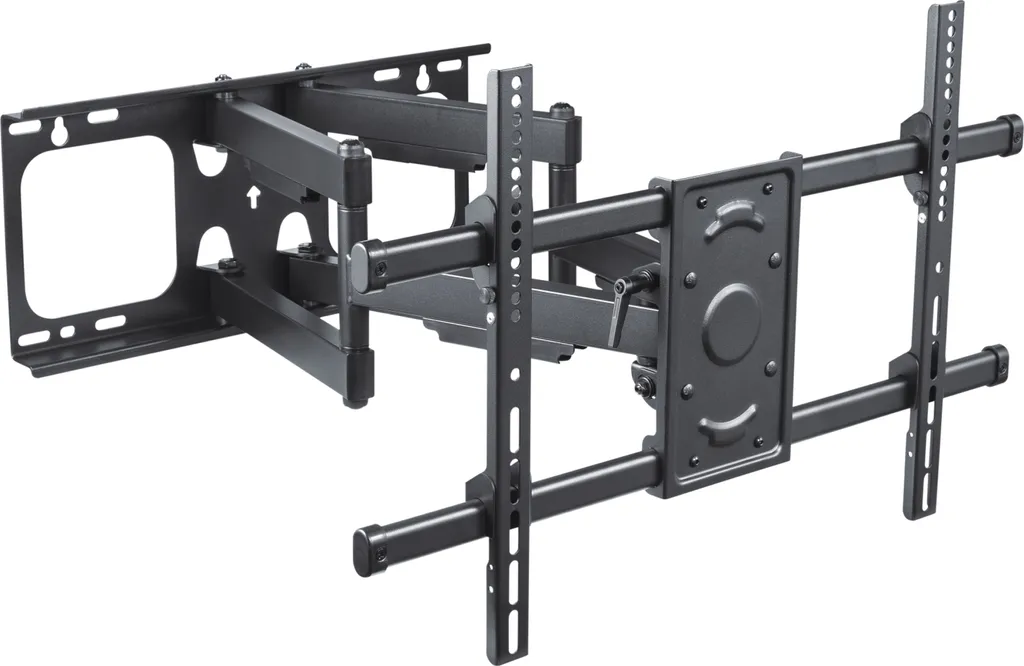 Support TV mural inclinable pour écran plat 65 pouces PureMounts Noir