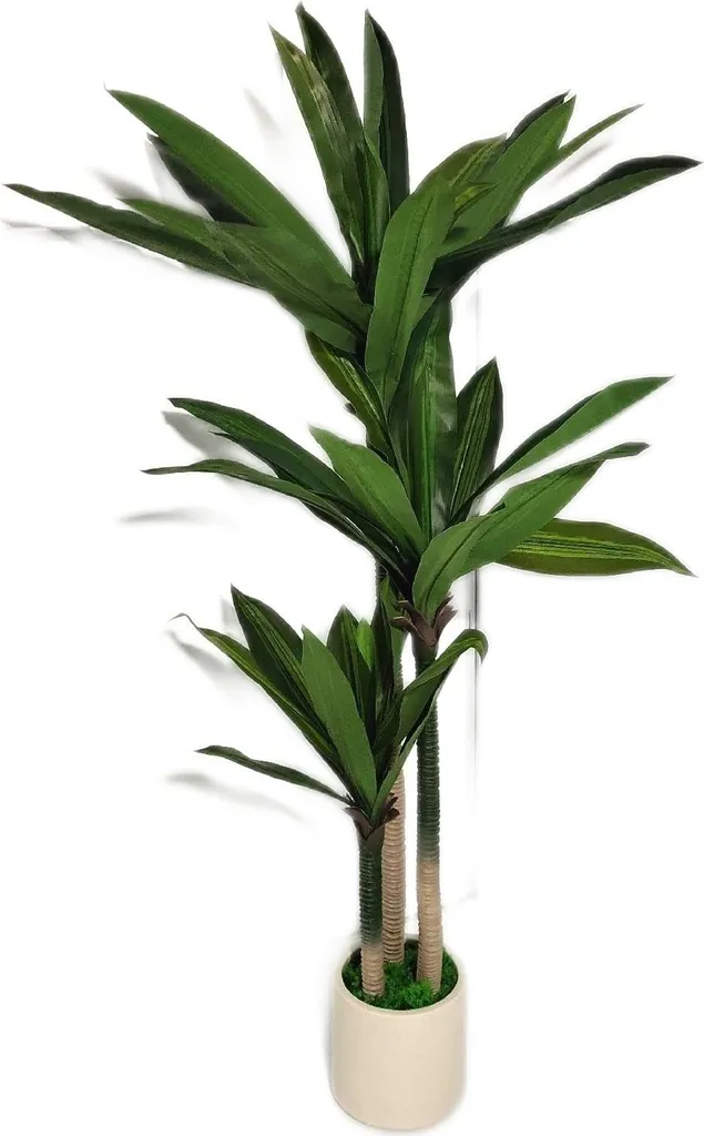 Dracena Artificiel 150 cm Réaliste - Grande Plante Verte Sans Entretien