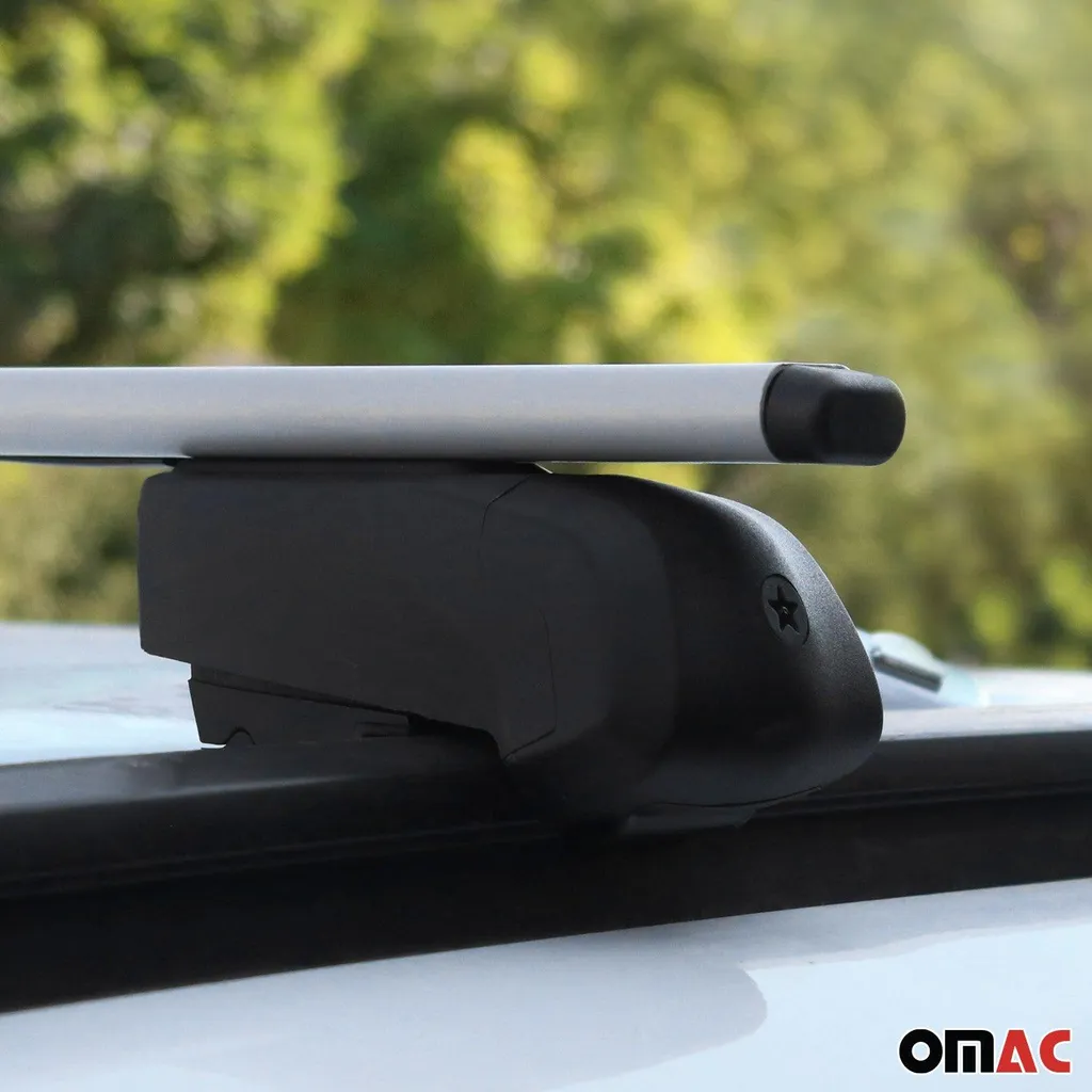 Portapacchi Portapacchi per Opel Mokka/Mokka X 2012-2019 ABE alluminio argento 2x - 9