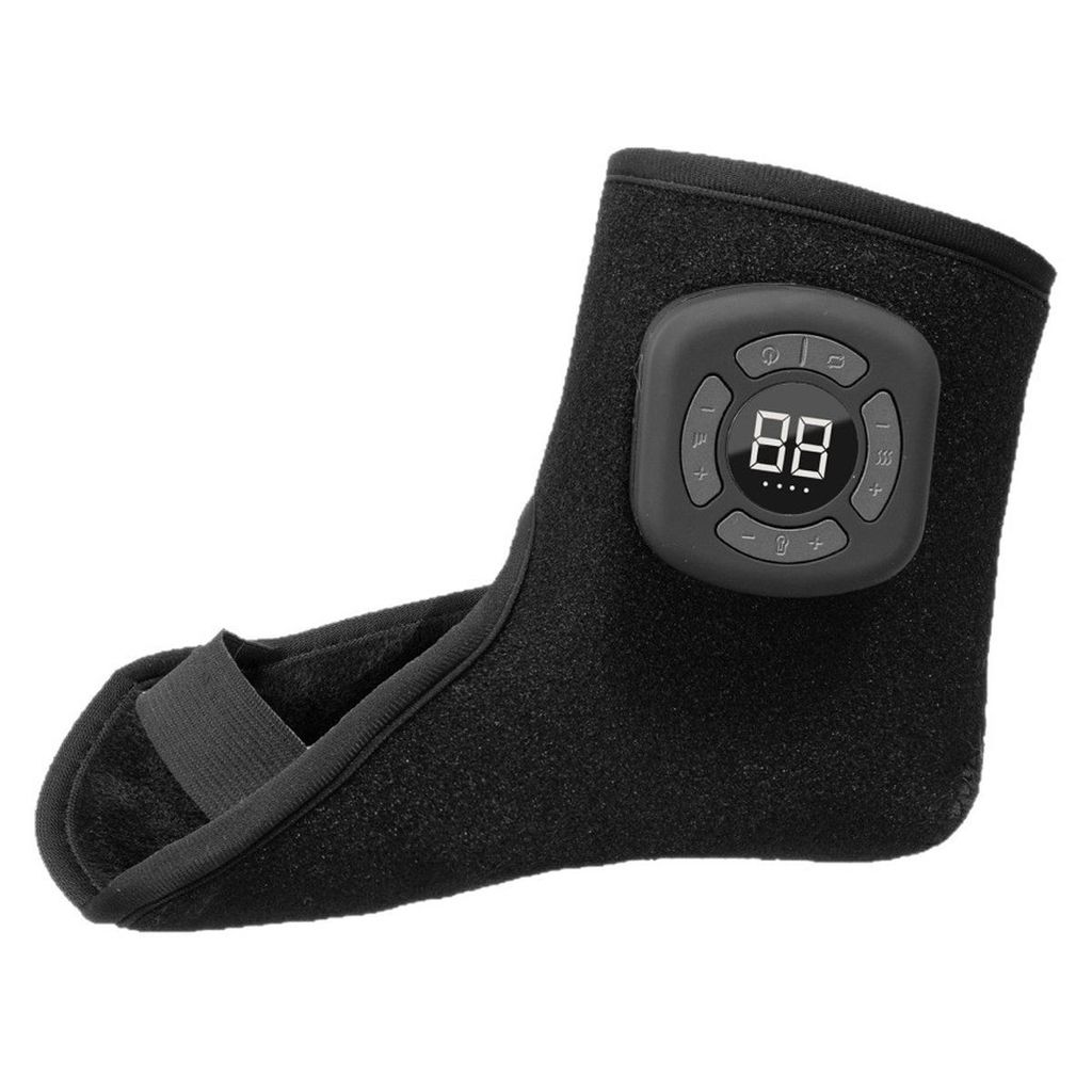 Kabelloser Fußmassagegerät mit 360° Luftdruck, 3 Heizstufen, 5 Intensitäten & 3 Vibrationen, 1200mAh Akku – für Knöchel, Ferse & Fußsohle