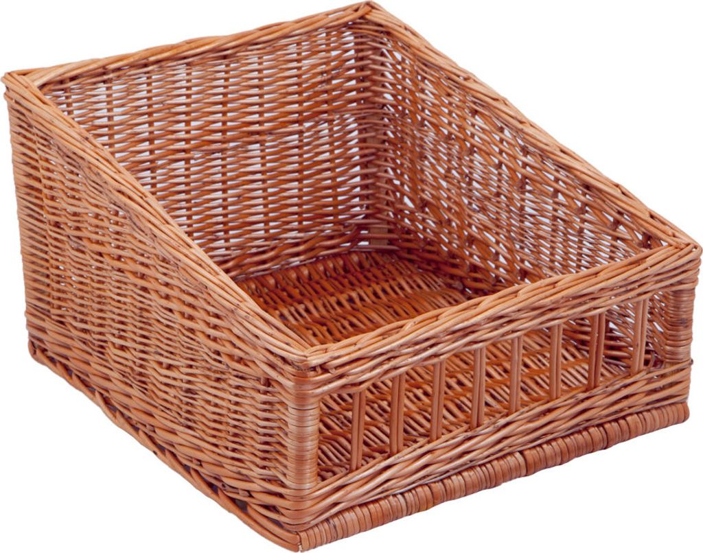 Systemregalkorb, Brotkorb, Brötchenkorb, Thekenkorb, 45x40x16/27cm, gestäbt