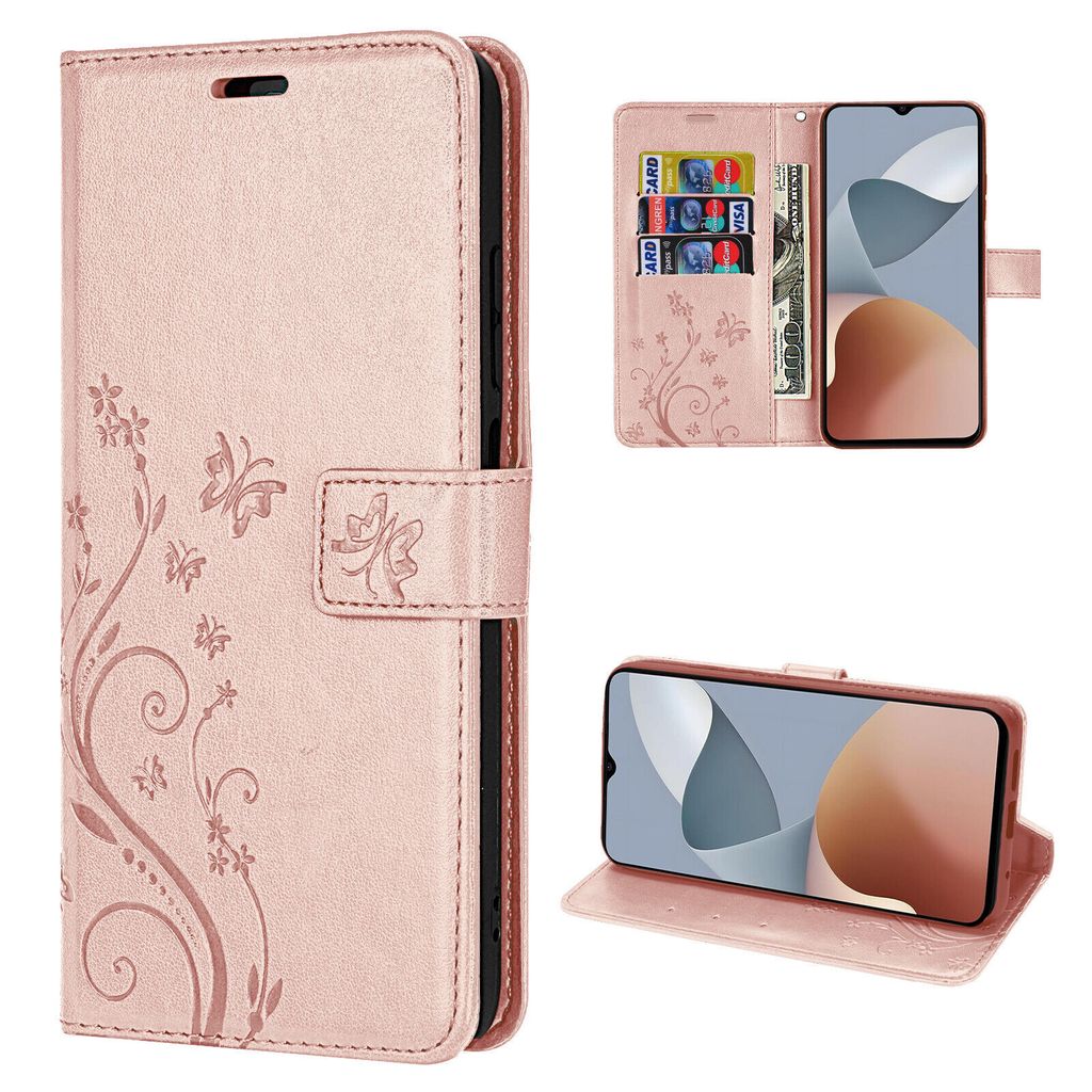 Hülle für ZTE Blade A34 Handy Tasche Handyhülle Wallet Case Produktbild 