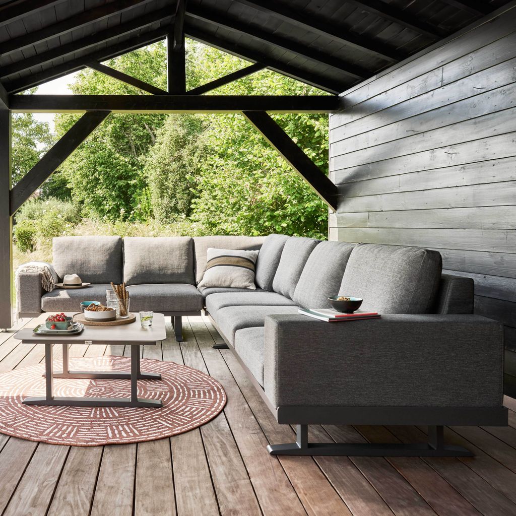5-Sitzer-Sofa in Grau BAYSIDE - Oviala Bayside