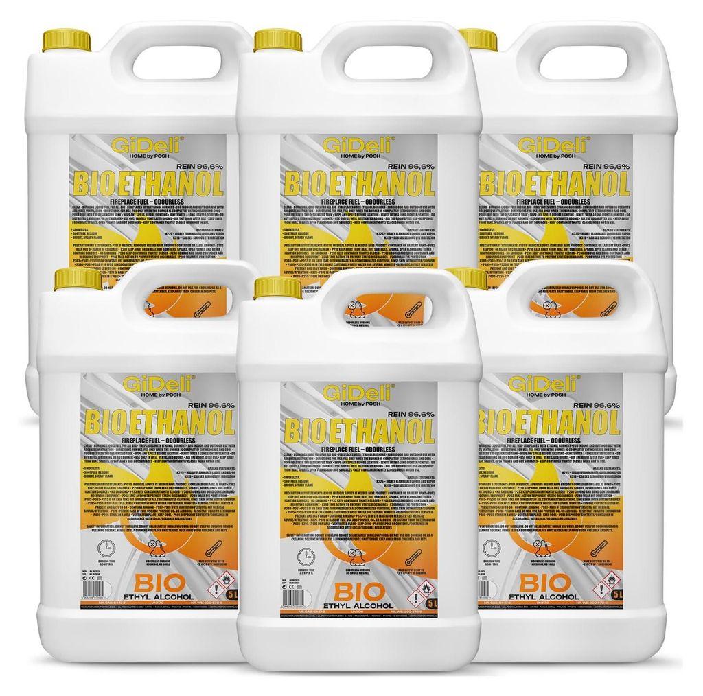 Bioéthanol inodore 96,6 % 30 L pour cheminée universelle Image du produit 