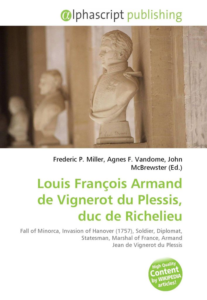 Louis François Armand de Vignerot du Plessis, duc de Richelieu