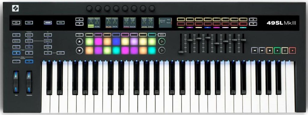 Novation 49SL MKIII MIDI-Keyboard Black