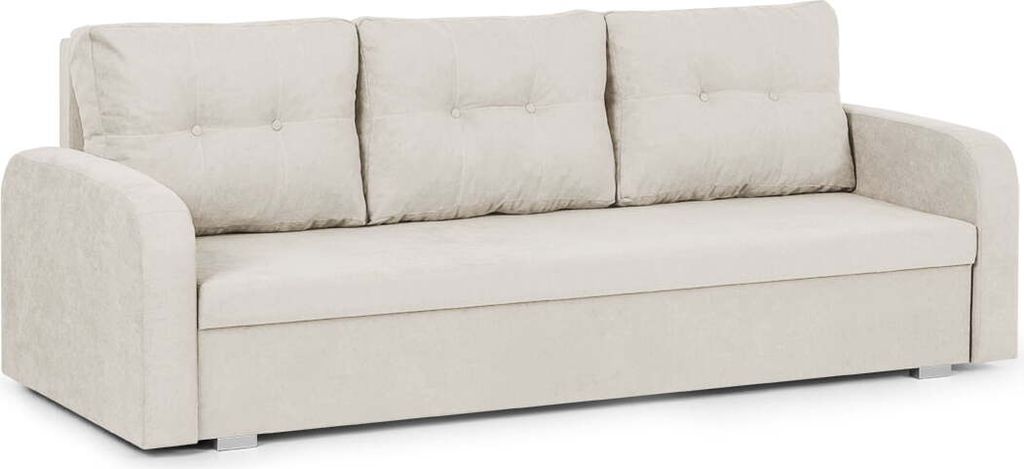 KomfortWelt24 3-Sitzer-Sofa mit Schlaffunktion und Produktbild 