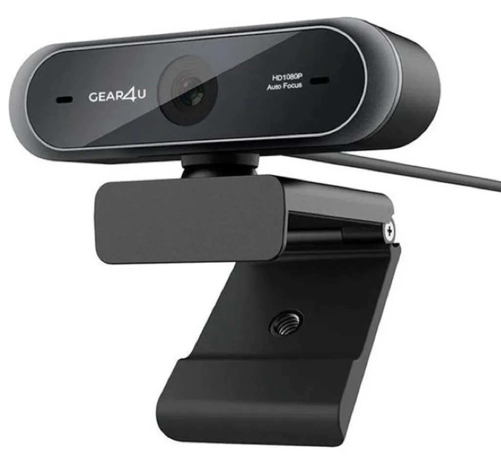 Webcam Streaming Full HD Gear4U Focus avec Microphone Intégré pour PC