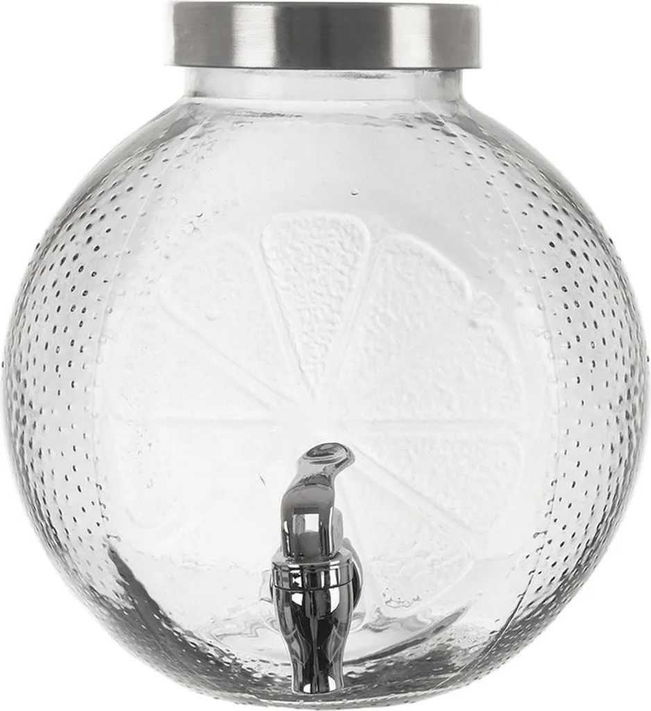 Caraffa con Rubinetto in Vetro 5.4L | Eleganza Essenziale Casa - 5