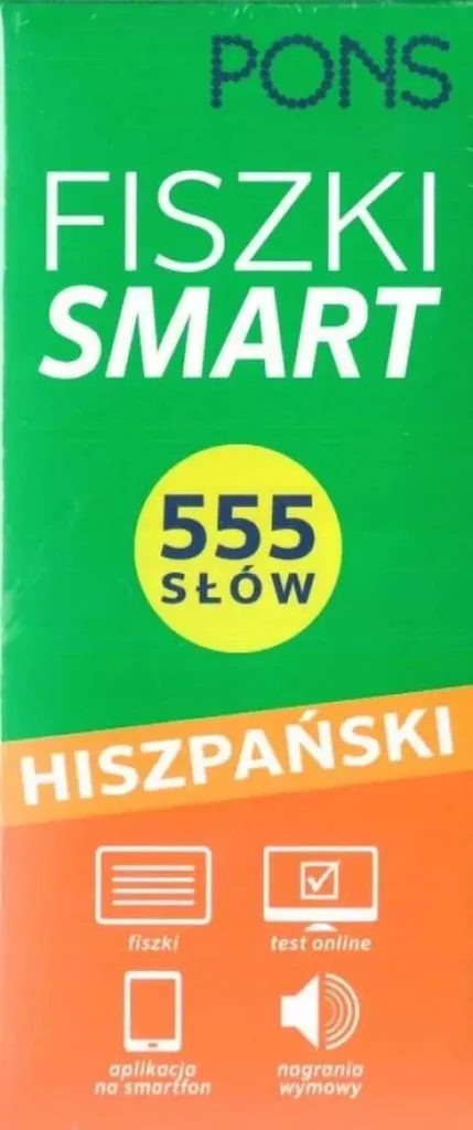 Cartes Mémo Espagnol Fiszki Smart 555 - Coffret de Révision Linguistique