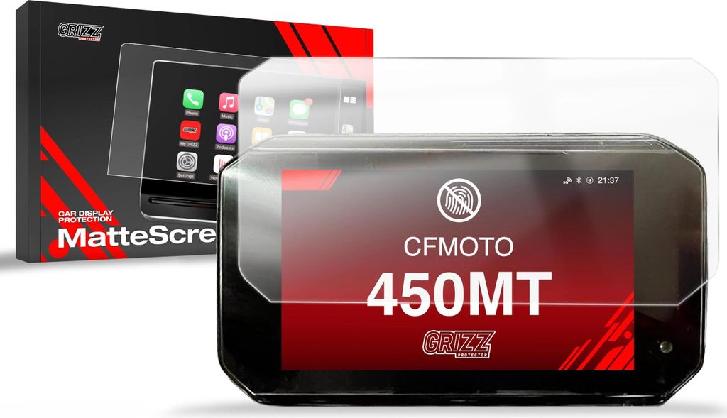 Matte Autodisplayfolie für CFMOTO 450MT 5", Grizz Protector