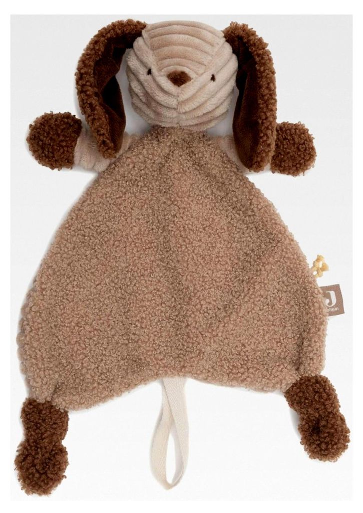 Schmusetuch Baby Hund – Diego – Biscuit/Leather Brown – Kuscheltier & Schnullertuch – Extra Weich – Schnuffeltuch Baby – Geschenke zur ...