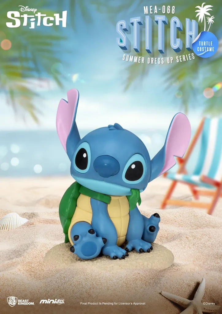 Figurine Stitch Beast Kingdom : mini statuette de collection été
