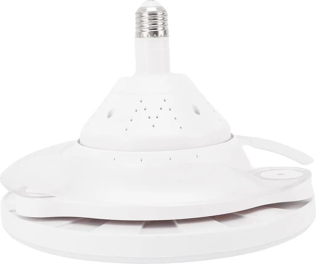 Ventilateur de cuisine et chambre LED E27 silencieux avec télécommande