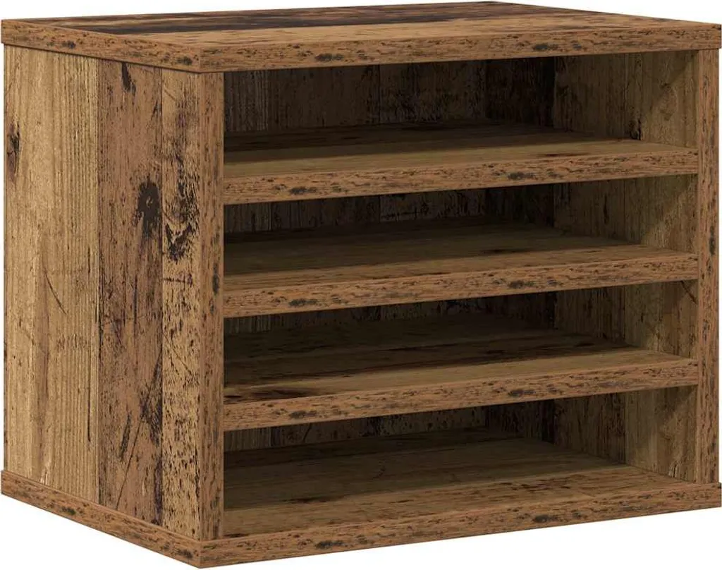 Organizzatore Scrivania Ecosostenibile Legno Riciclato Maison Exclusive - 2