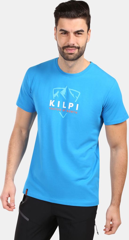 Kilpi Herren-Baumwoll-T-Shirt DISCOVER-M, BLAU, Größe S