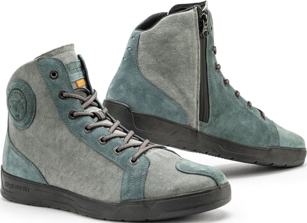 Stylmartin Tank Air Motorrad Schuhe, petrol/grau, 42