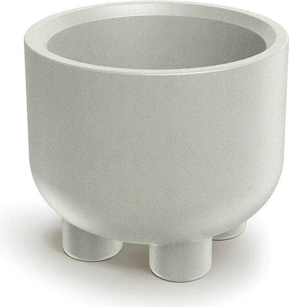 Pot de fleurs surélevé 40 cm MOLTA ROUND sable protège vos sols