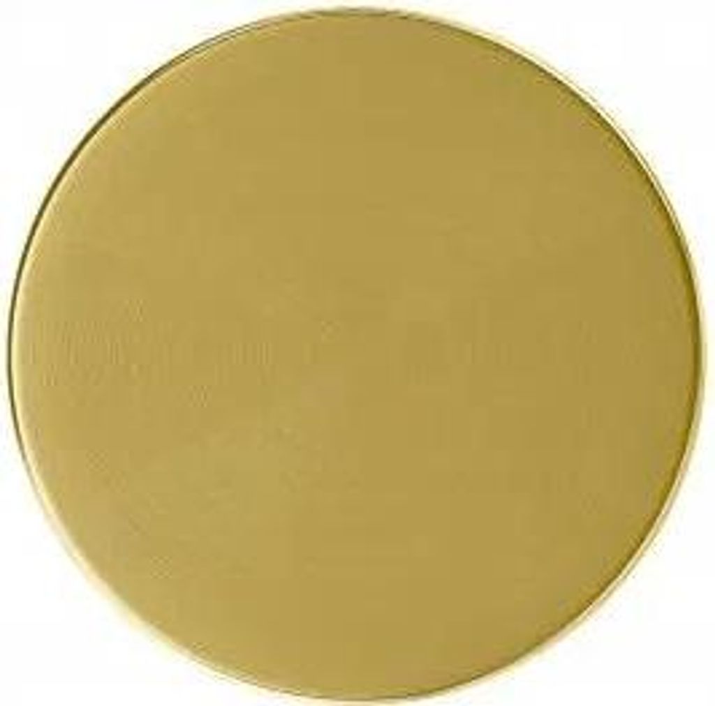 QUADRON Abdeckhaube für Spülbecken, Ø 115 mm, Edelstahl, Farbe: Golden PVD, Lochabdeckung, Küchenspüle Abdeckung Ablauf System, Abflussgarnitur