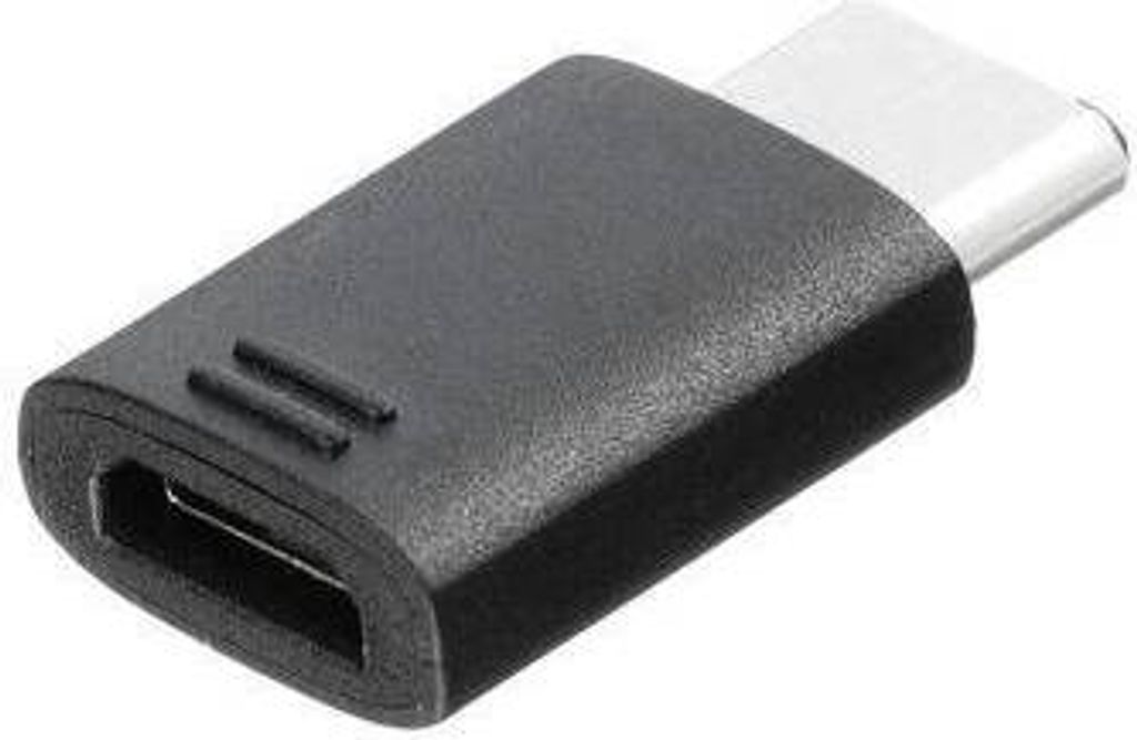 Micro USB auf Typ C Adapter – Schwarz für einfache Verbindung KP26299