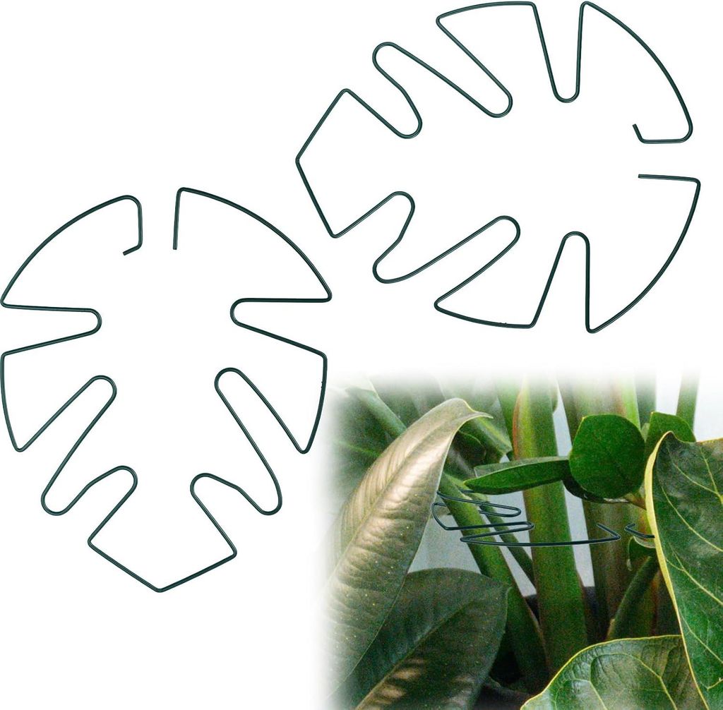 Monstera Blatt Pflanzenunterstützung - Metall Klimapflanzen Stangenunterstützung