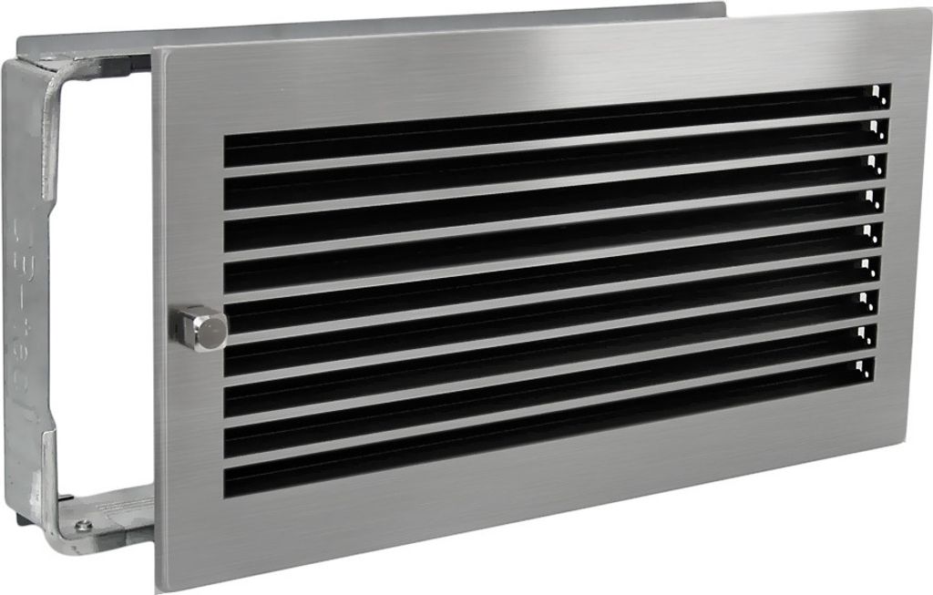 Warmluftgitter WG 4523 MESM mit Edelstahl Blende 450x230mm Produktbild 
