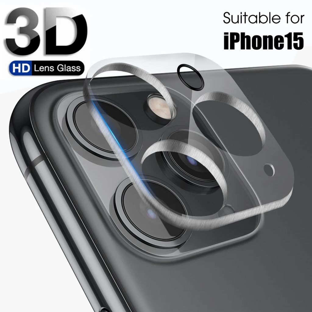 KameraLinse Schutzglas Für iPhone 15 9H Kamera Panzerfolie Produktbild 