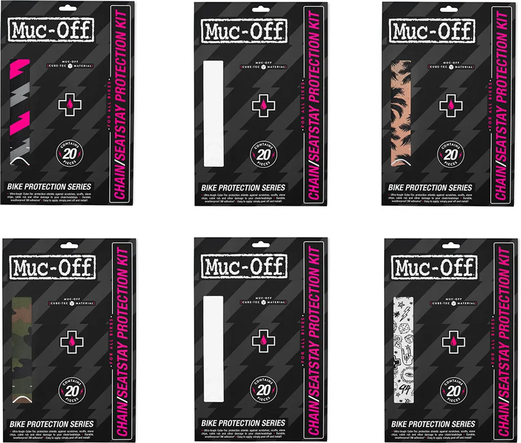 Kit de Protection Chaîne Muc-Off Bolt Pink pour VTT et vélo électrique