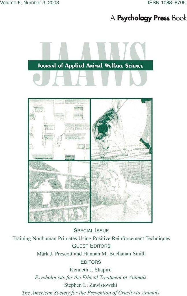 Training Nonhuman Primates Using Positive Reinforcement Techniques