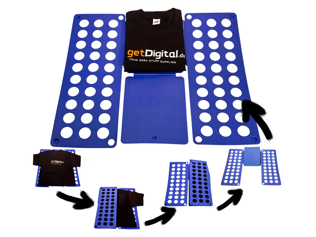 Planche à plier les chemises grande taille - Guide de pliage réglable