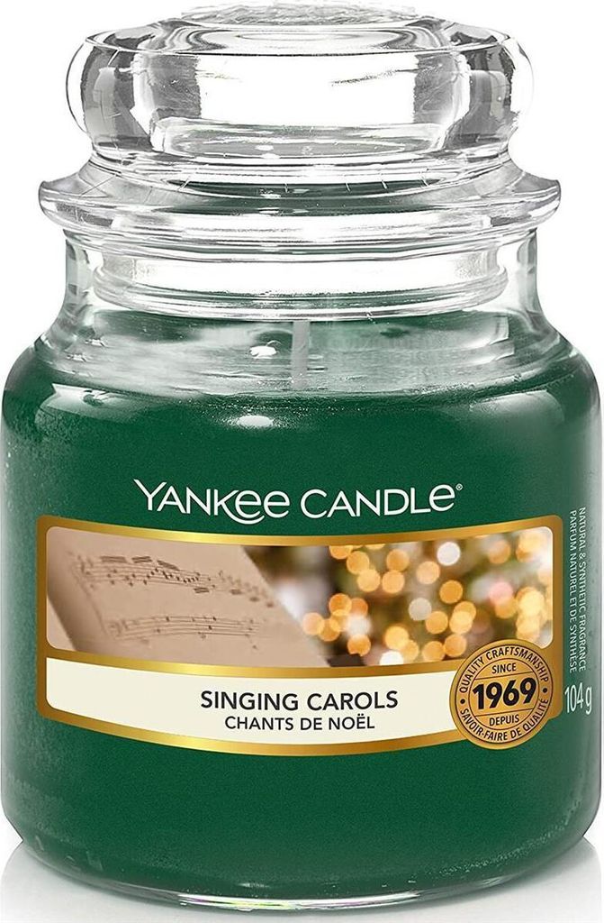 Yankee Candle Singing Carols Duftkerze Mittleres Glas 411 g