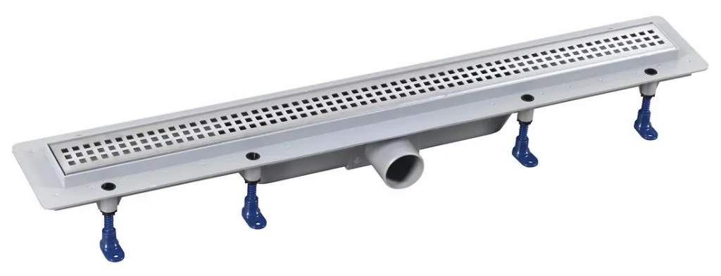 Canaletta Doccia INDY L-810 DN50 in Acciaio Inox | Scarico a Pavimento