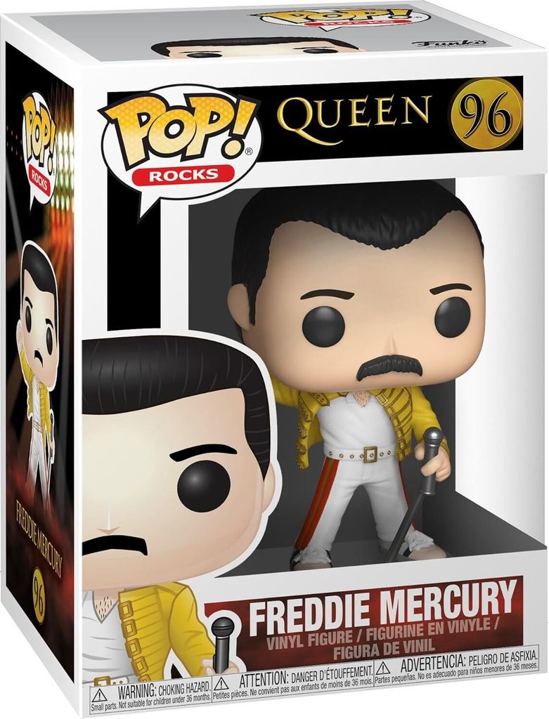 Queen - Freddie Mercury 96 - Funko Pop! - Vinyl Figur Produktbild 