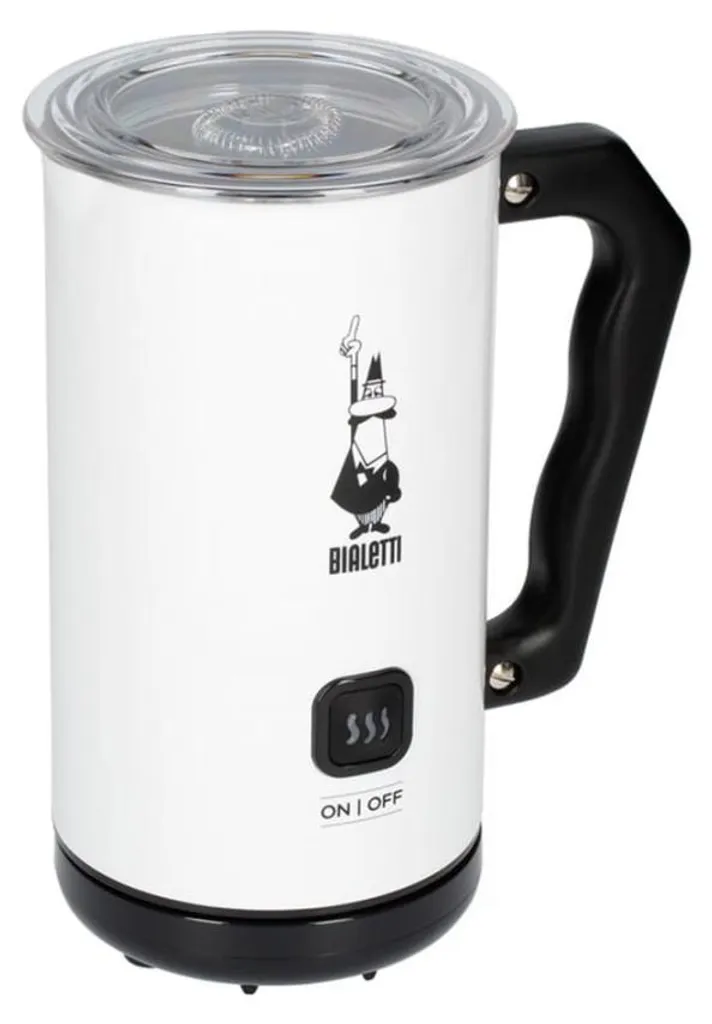 Mousseur à Lait Bialetti MKF02 Blanc Haute Performance - Mousse Onctueuse