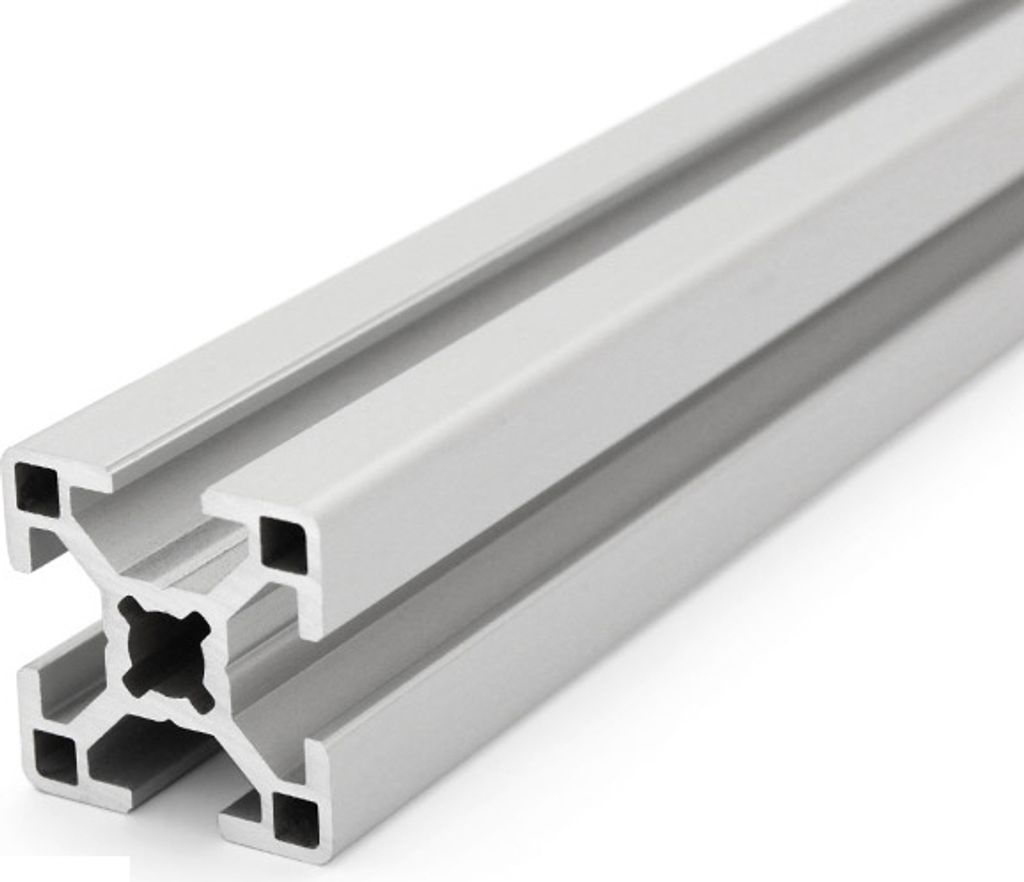 Länge 1230mm - Aluminiumprofil 30x30L B-Typ Nut 8 (leicht), silber eloxiert. Aluminium Profil 30x30 Alu Profil 30 x 30 Montage- Systemprofil