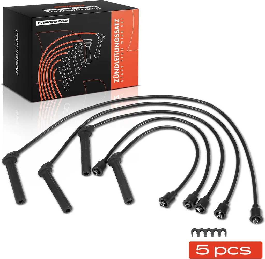 Set 5 Cavi Accensione Frankberg Saab 9-3/900/9000 - Ricambio Alta Qualità