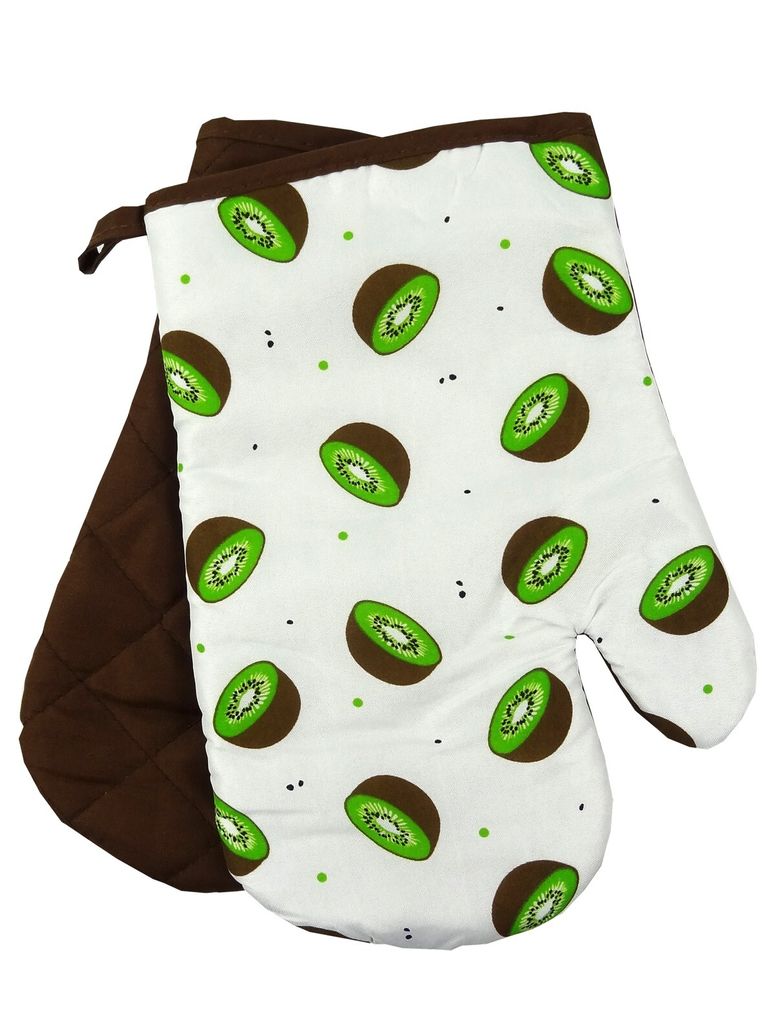 Guanto da cucina con magnete e passante - Kiwi Immagine del prodotto 