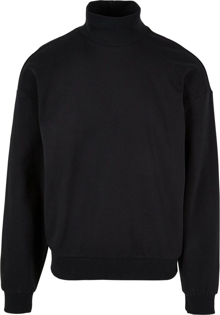 Urban Classics - Stehkragen Rib Sweater schwarz - 4XL