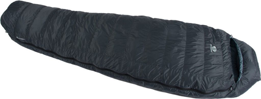 SirJoseph Mumienschlafsack Trekking Rimo III 850-links 200 cm-Dunkelgrau