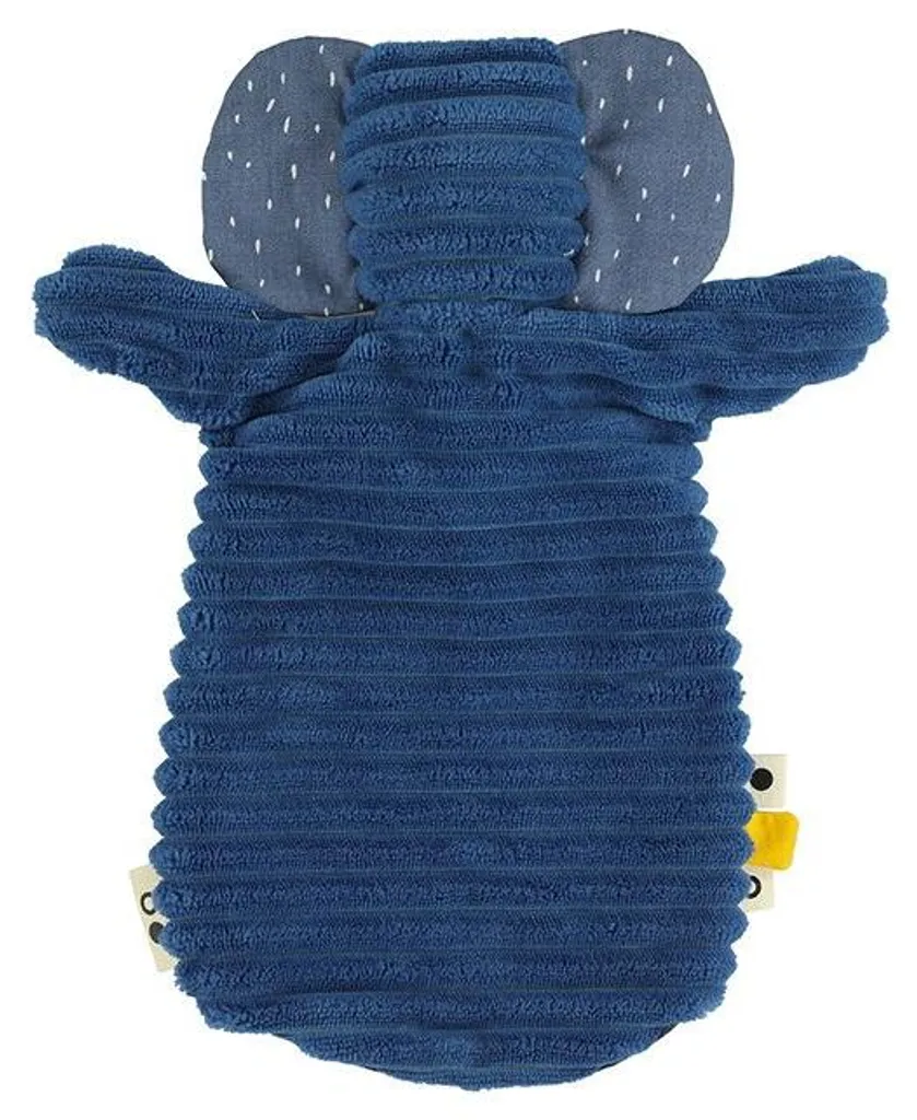 Marionnette Éléphant en Peluche Bleue - Doudou Interactif pour Enfant