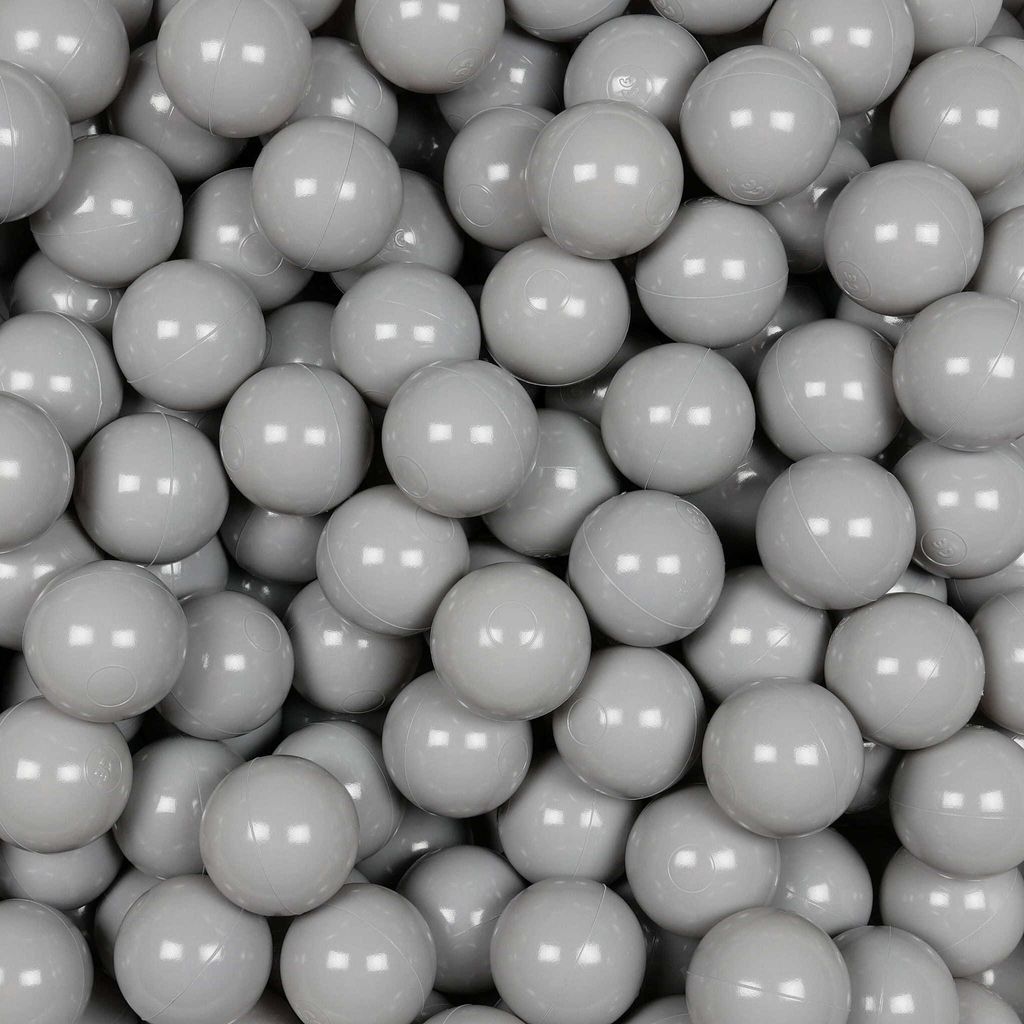 Bälle für Bällebad 7cm 100 Stück – grau