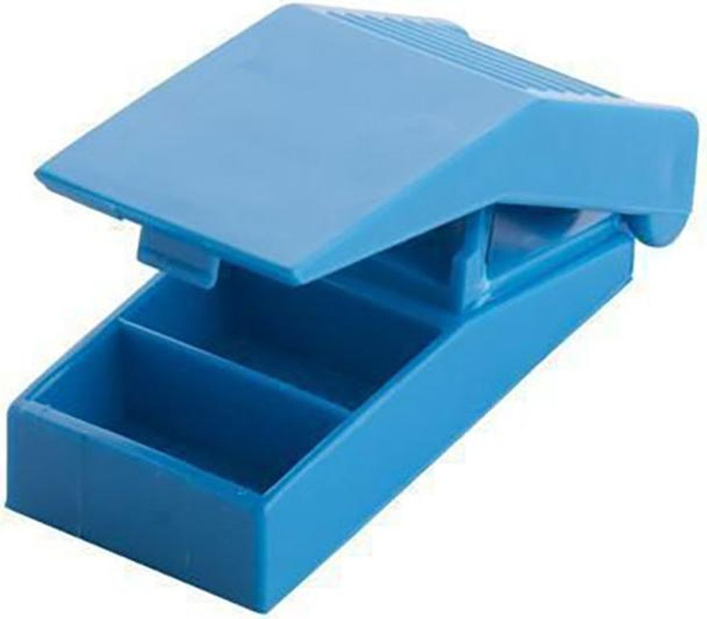 Tablettenschneider mit Behälter Produktbild 