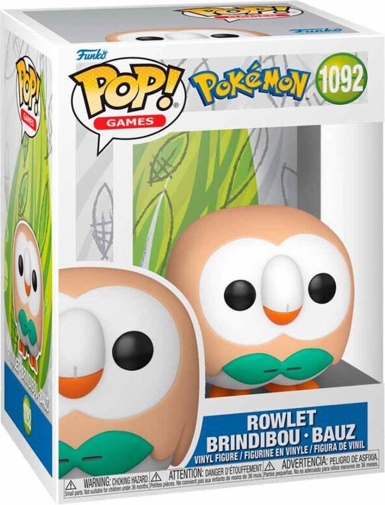 Figurka Vinylowa Rowlet 9 cm z serii POP! od Funko Image du produit 