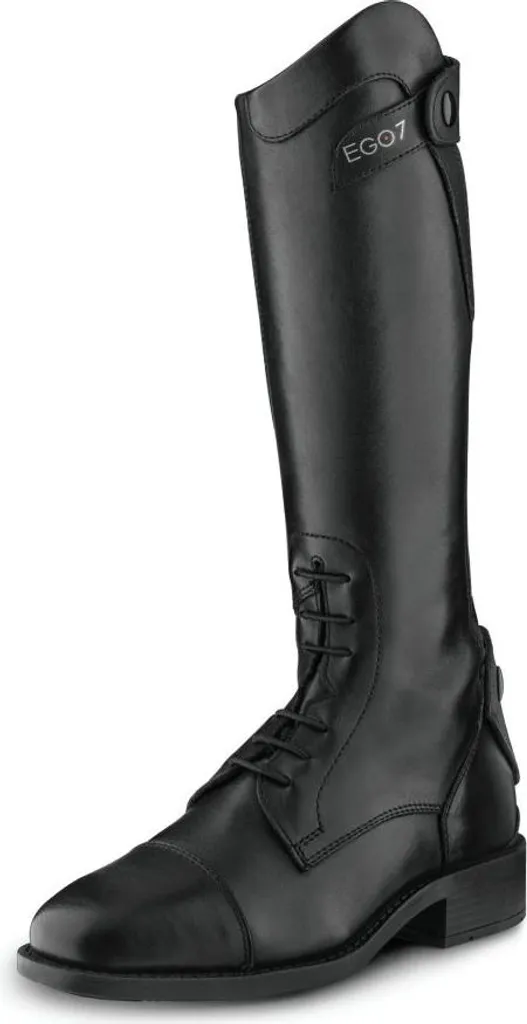 EGO7 Aster Bottes d'équitation enfants en cuir pleine fleur avec élastique