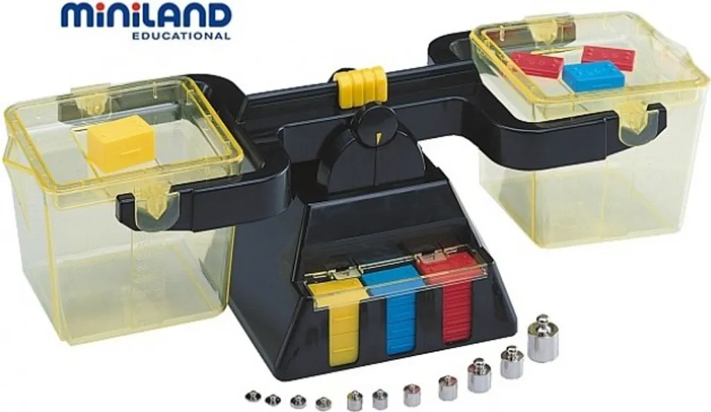 Comparer masses et volumes facilement avec l'échelle Miniland robuste