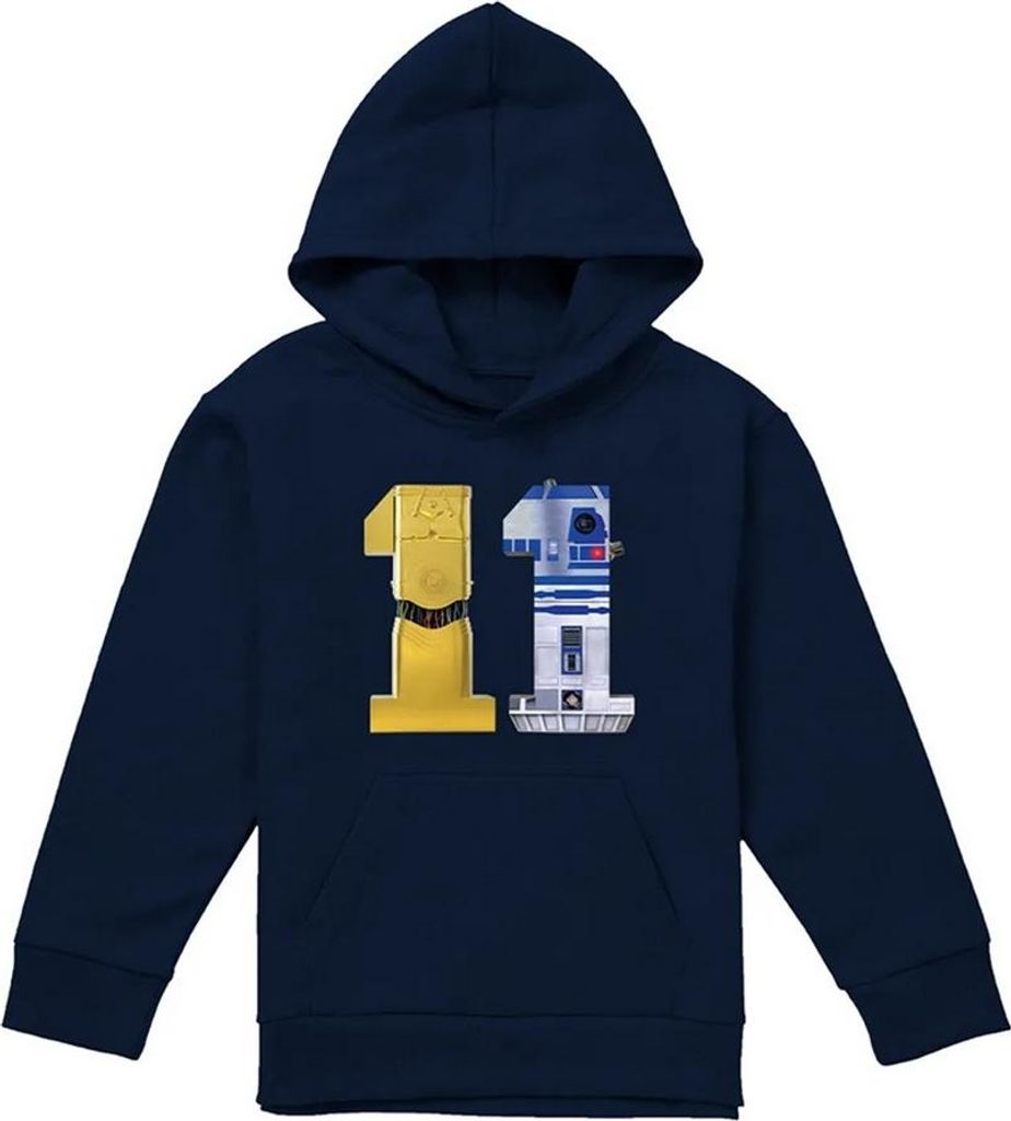 Star Wars - "11" Kapuzenpullover für Kinder TV24142 (152-158) (Marine)