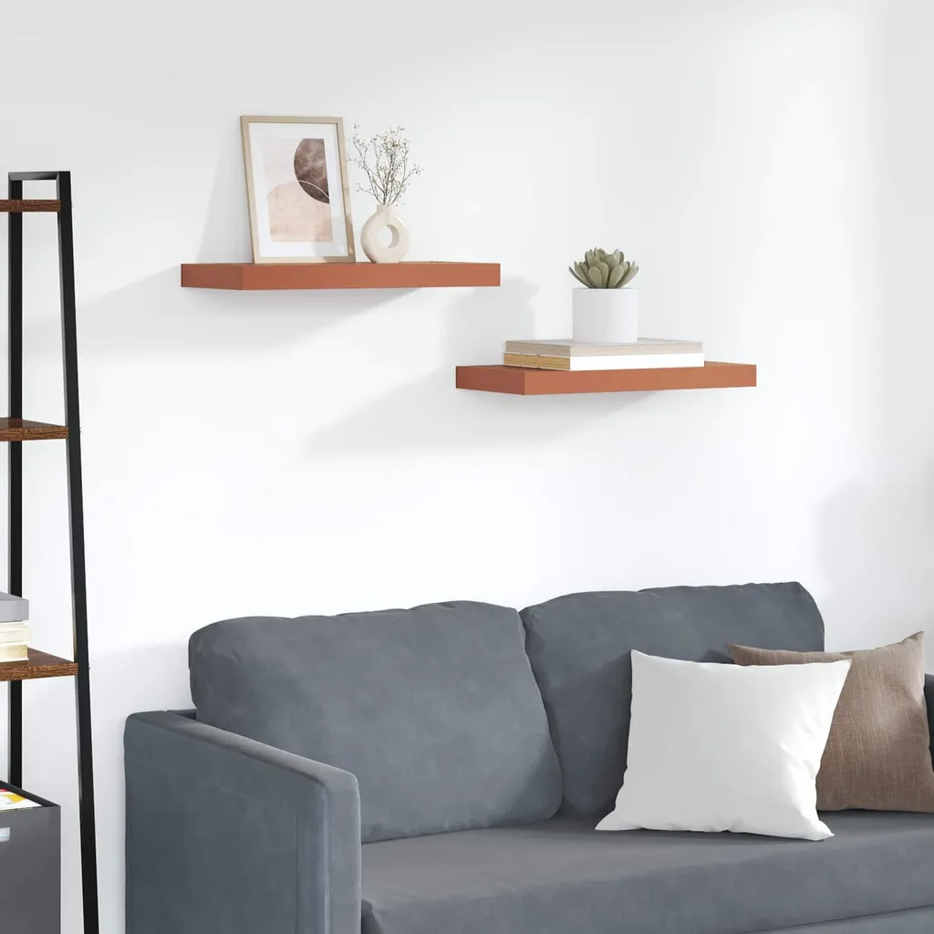 Kit 2 Mensole Rosse 50cm Maison Exclusive | Salvaspazio e Robuste
