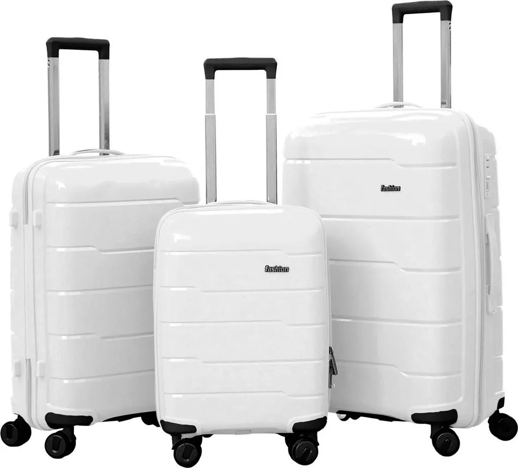 Recensione Set Avizar: 3 Valigie Trolley Bianche con Ruote Girevoli