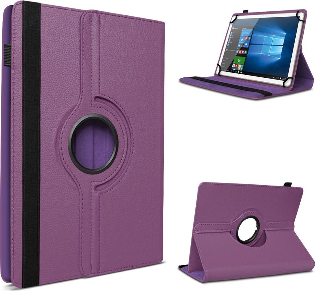 Tablet Hülle für Xiaomi Redmi Pad SE Tasche Schutzhülle Case 360° Drehbar CoverFarben:Lila
